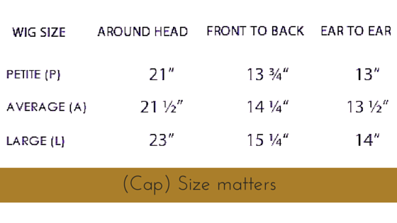 Cap size for Lace wigs | Hair by Sisi, Johannesburg